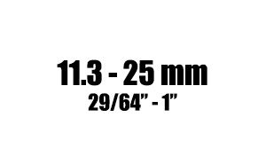 11.3 - 25mm
