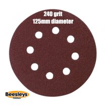 Makita P-43599 125mm Round Abrasive 240grit (pack 10)