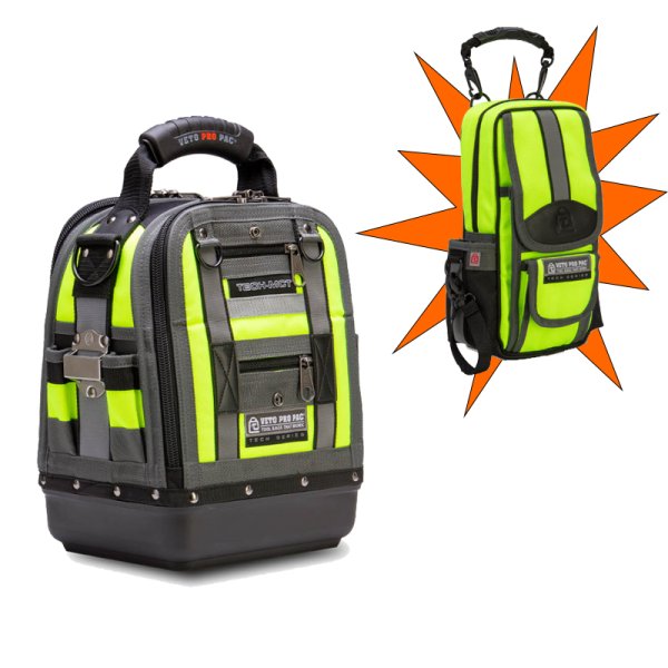 Veto Pro Pac TECH-MCT Hi-Viz YELLOW plus Free MB2 Hi-Viz YELLOW Meter Pouch