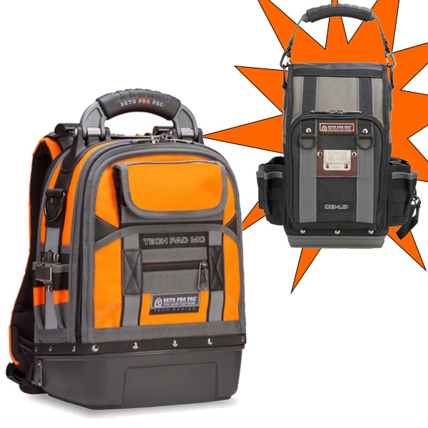 Veto Pro Pac TECH-PAC MC Hi-Viz ORANGE plus free CB-LD