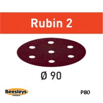 Festool 499079 Abrasives Rubin 2 D90 P80 RU/50
