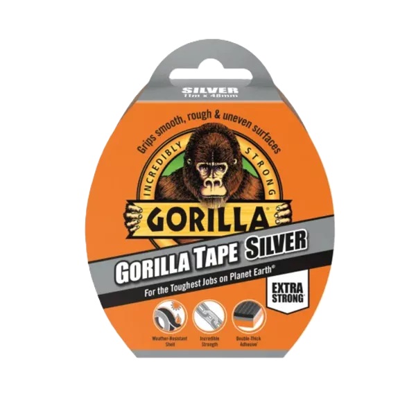 Gorilla 3044911 Tape Silver 48mm x 11m