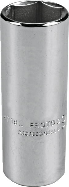 Proto/Facom 4718L 12 Point Deep 1/4inch Drive Socket 9/16inch