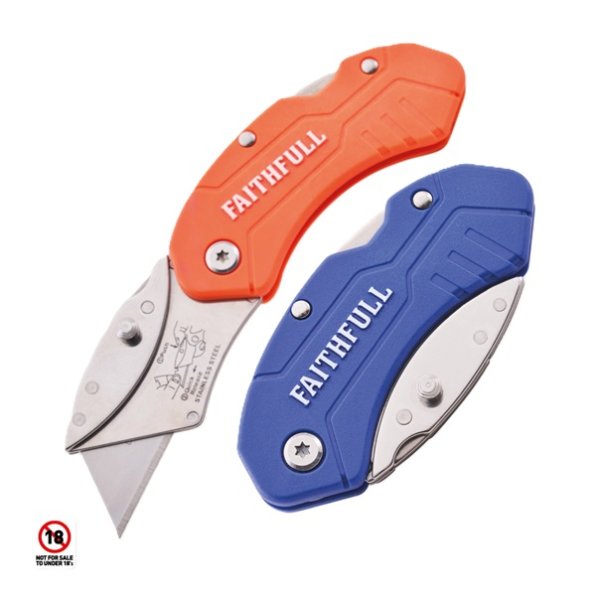 Faithfull UKNIFE Nylon Utility Folding Knife