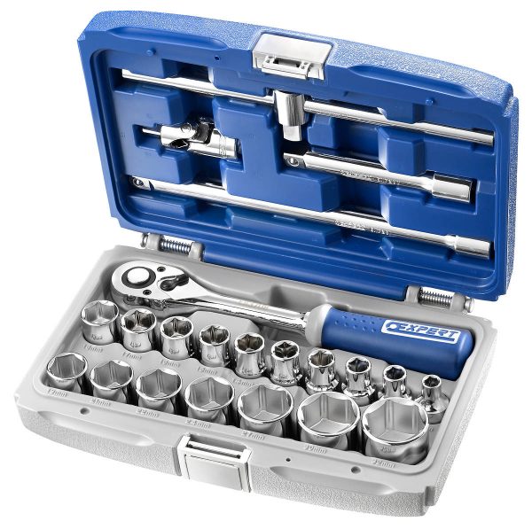 Expert E032900 1/2in Drive Socket & Accessory Set 22 Piece