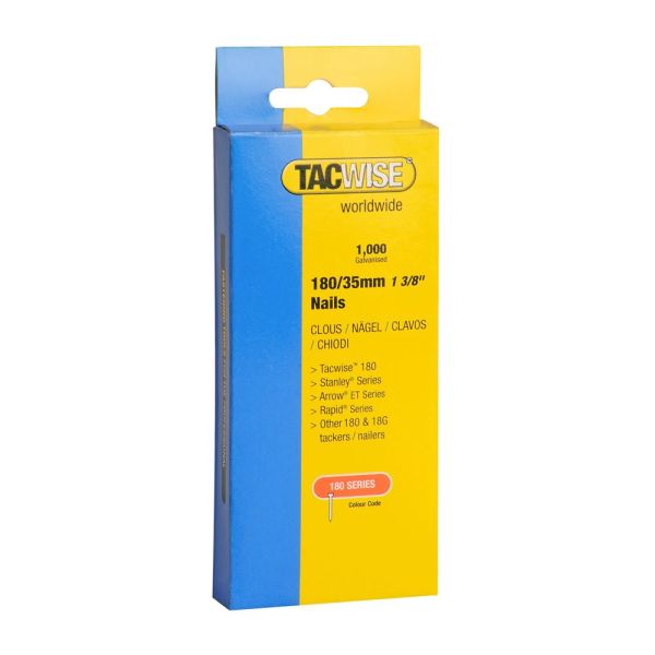 TacWise TAC0364 180 18 Gauge 35mm Nails (Pack 1000)