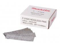 Makita F-31825 Galvanised Pin Nail 0.6 x 18 mm 23 Ga 10000 pcs