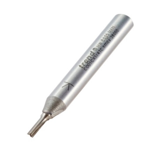Trend C001CX1/4TC Two Flute Cutter 2mm diameter