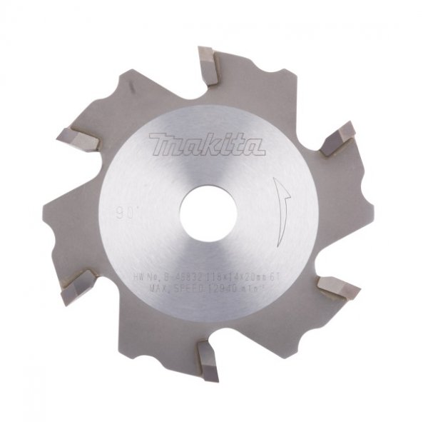 Makita B-48832 Grooving Saw Blade Specialized T.C.T 118 x 20mm 6 T