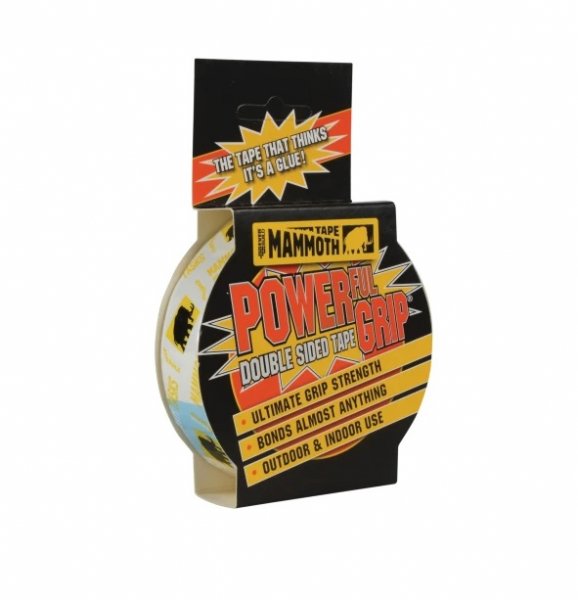 Everbuild EVBPGRIP12 Powerful Grip Double-Sided Tape 12mm x 2.5m
