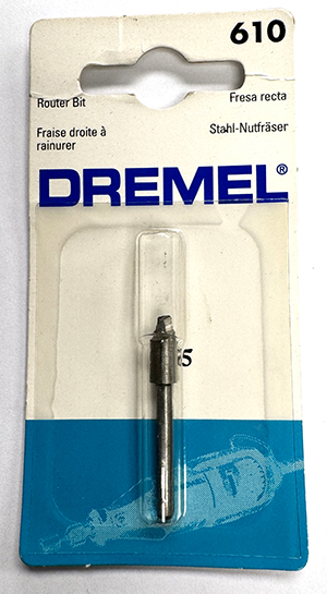 Dremel 610 Beading Router Bit 6.4mm