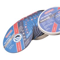 Faithfull XMS26CUTOFF Inox Metal Cutting Discs 4.5inch 22.23mm Bore
