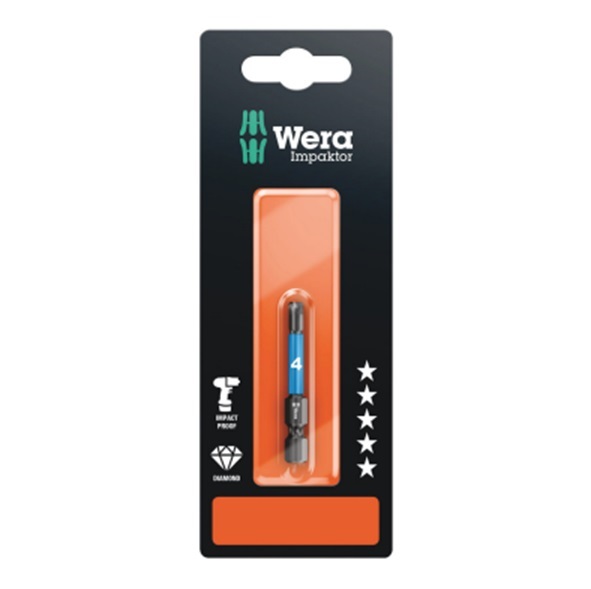 Wera 073945 840/4 IMP DC Hex-Plus Impaktor Bit SB