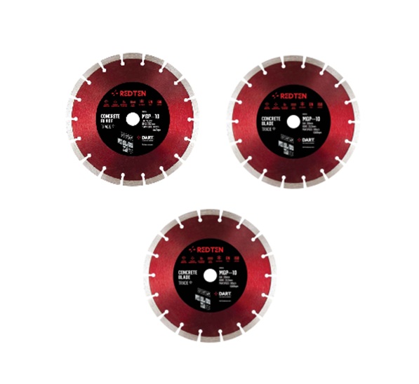 DART Red Ten MGP-10 Diamond Blade 115mm x 22.23 (Pack of 3)