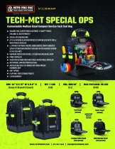 Veto Pro Pac Tech-MCT Special Ops Tool Bag plus free SP-MC Tool Pouch