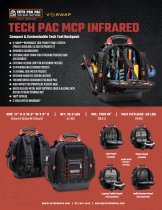 Veto Pro Pac Tech Pac MCP Infrared Tool Backpack plus free SP-MC Tool Pouch