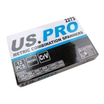 US PRO Ber2273 12pc Metric Combination Spanner Set