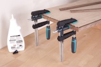 Wolfcraft KS24 2 Edge Clamps for Point Clamping with Bar Clamps