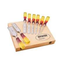 Irwin XMS26CHISEL8 Marples 8 piece Split Proof Chisel Set