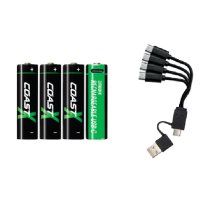 Coast ZXAAA ZITHION-X Rechargeable Batteries 4-Pack