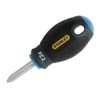Stanley STA065409 FatMax Stubby Screwdriver Pozidriv Tip PZ2 x 30mm