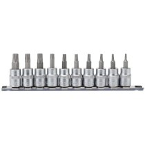 Draper 16309 Expert TX-STAR® Socket Bit Set 3/8inch Sq. Dr. 48mm (10 Piece)