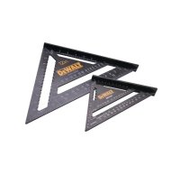 DeWalt XMS25SQTWIN 175mm (7inch) and 300mm (12 inch) Rafter Square Twin Pack
