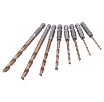 Faithfull XMS25DRILL8 Quick Change Impact Driver Drill Bit Set 8 Pieces