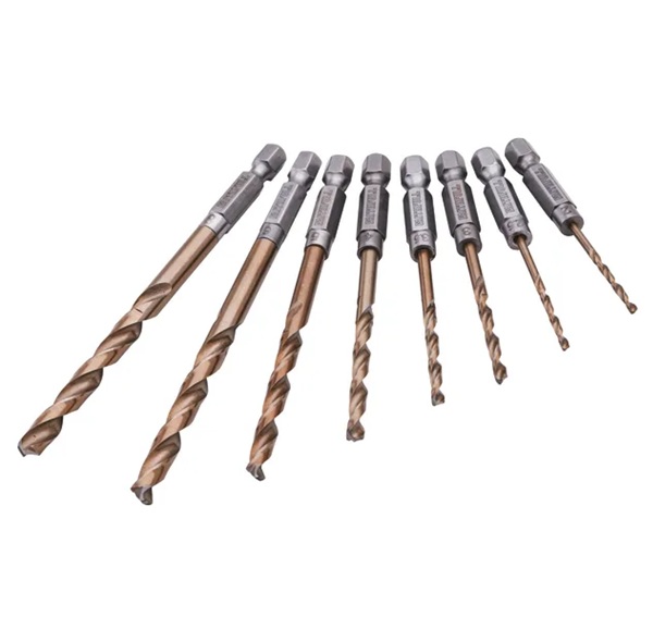 Faithfull XMS25DRILL8 Quick Change Impact Driver Drill Bit Set 8 Pieces