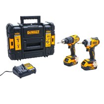 DeWALT XMS25DEWPACK 18V Combi Drill and Impact Driver With 2 X 5.0Ah Li-Ion Batteries