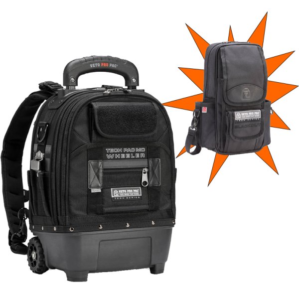 Veto Pro Pac TECH PAC MC WHEELER Blackout plus Free MB2 Blackout Meter Pouch