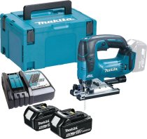 Makita DJV182RTJ 18V Jigsaw (brushless) with 2 x 5Ah 18V Batteries and Charger