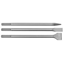 Kamtec KSDSPSET SDS Plus Chisel and Point 3 Piece Set