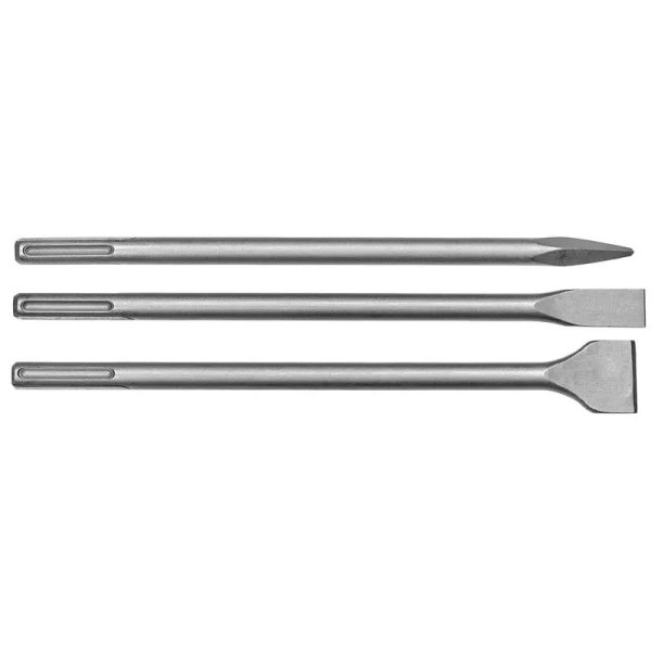 Kamtec KSDSPSET SDS Plus Chisel and Point 3 Piece Set
