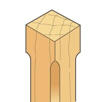 Trend C138BX1/4TC Self guided chamfer 67.5 degrees x 22.2mm cut