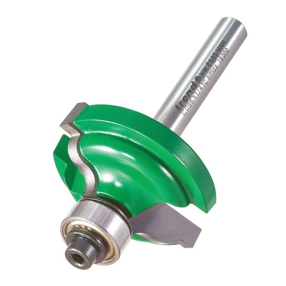 Trend C096X1/4TC Self Guided Ogee Quirk 4mm Radius x 13.5mm Cut
