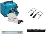 Makita DSP600KIT 18+18Volt Plunge Saw 165mm Body, with Clamps, Rail and Rail Bag