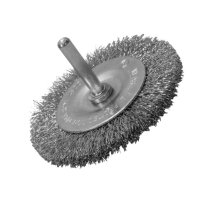 Faithfull FAIWBS75C Wire Brush 75mm x 6mm Shank 0.30 Wire