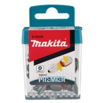 Makita E-03246 Impact Premier Torsion Screw Bit PH2 25mm 1/4" 15 pcs