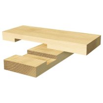 Trend C015X1/4TC Two Flute Cutter 9.5mm diameter