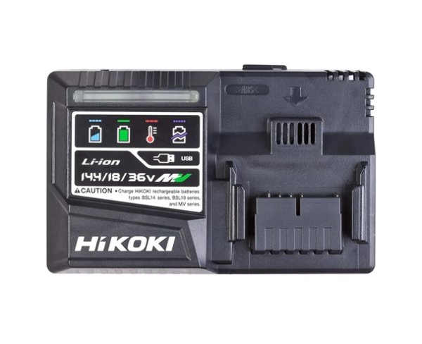 Hikoki UC18YSL3 4.4 - 18V/36V Li-Ion Slide Rapid Charger