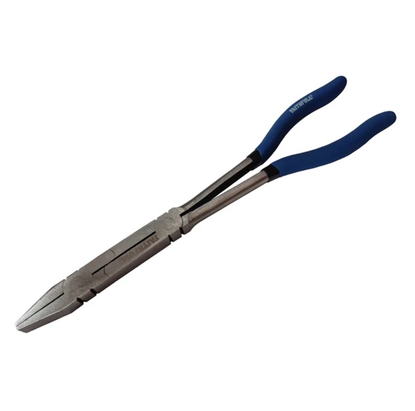 Faithfull FAIPLLFN335 Long Reach Flat Nose Pliers 300mm 12in
