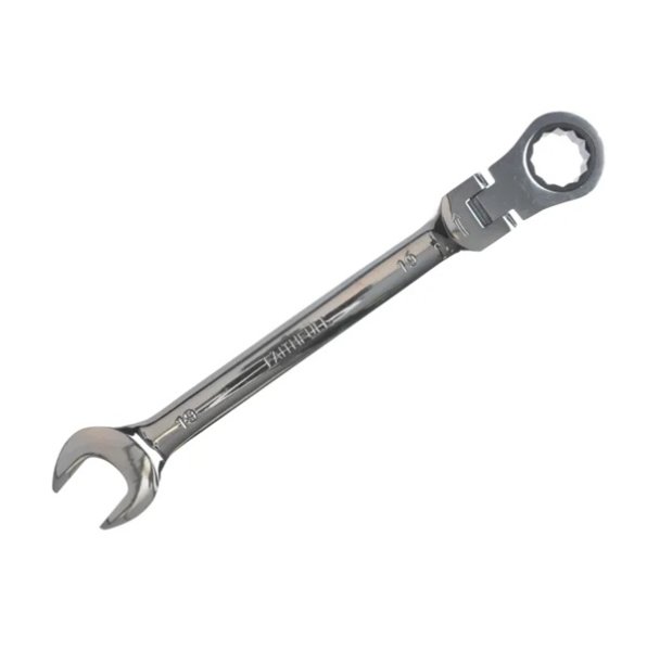 Faithfull FAISPARAT21 Ratchet Combination Spanner Flex Head CV 21mm