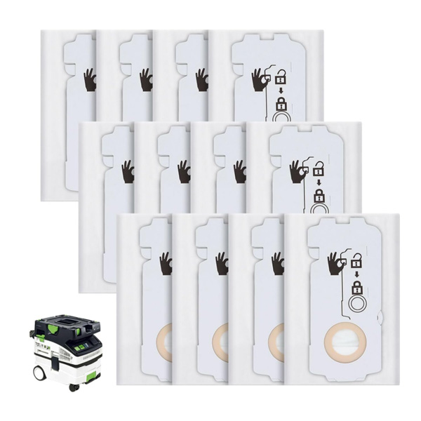 Extractor Bags Pk 12 (alt 204308)