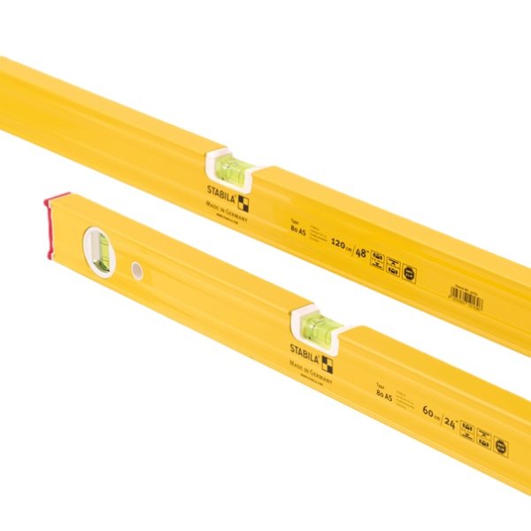 Stabila XMS26STABILA 60cm 2 foot & 120cm 4 foot 80 AS Level Twin Pack