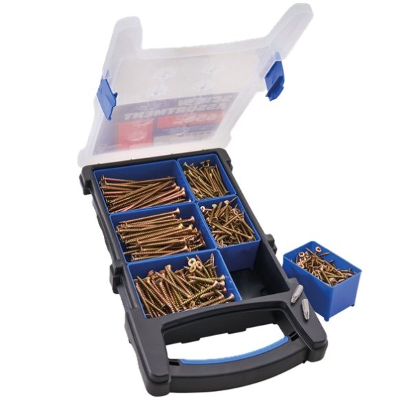 Forgefix XMS26SCREWS Multi-purpose Screw Organiser 650 Piece