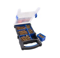 Forgefix XMS26SCREWS Multi-purpose Screw Organiser 650 Piece