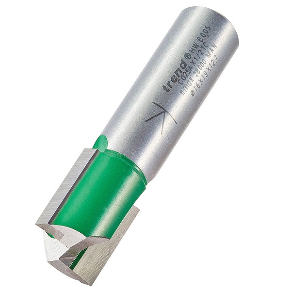 Trend C025AX1/2TC Two Flute Cutter 16mm diameter