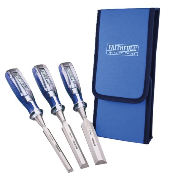 Faithfull XMS26CHISEL3 3 Piece Chisel Set