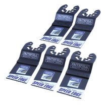 Faithfull XMS26MULTI5 32mm Multi-Tool Speed Edge Blade 5 pack